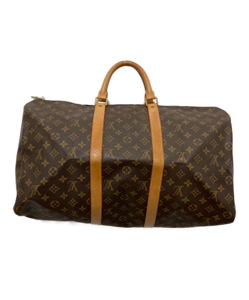 LOUIS VUITTON（ルイ ヴィトン）LOUIS VUITTON (ルイ ヴィトン) トラベルバッグ ブラウンの古着・服飾アイテム
