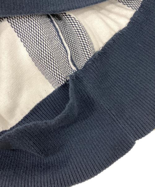 LOUIS VUITTON（ルイ ヴィトン）LOUIS VUITTON (ルイ ヴィトン) 2017 Plaid Pullover ネイビー×ホワイト サイズ:XSの古着・服飾アイテム