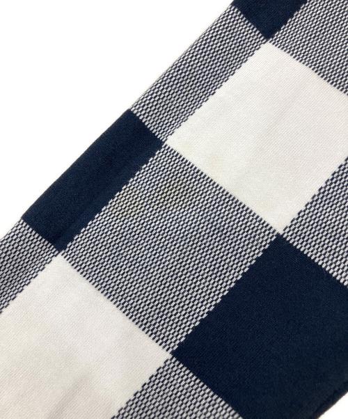 LOUIS VUITTON（ルイ ヴィトン）LOUIS VUITTON (ルイ ヴィトン) 2017 Plaid Pullover ネイビー×ホワイト サイズ:XSの古着・服飾アイテム