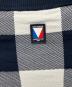 中古・古着 LOUIS VUITTON (ルイ ヴィトン) 2017 Plaid Pullover ネイビー×ホワイト サイズ:XS：28000円