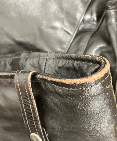 THE REAL McCOY'S（ザ・リアルマッコイズ）THE REAL McCOY'S (ザ・リアルマッコイズ) BUCO J-24 JACKET ブラック サイズ:40の古着・服飾アイテム