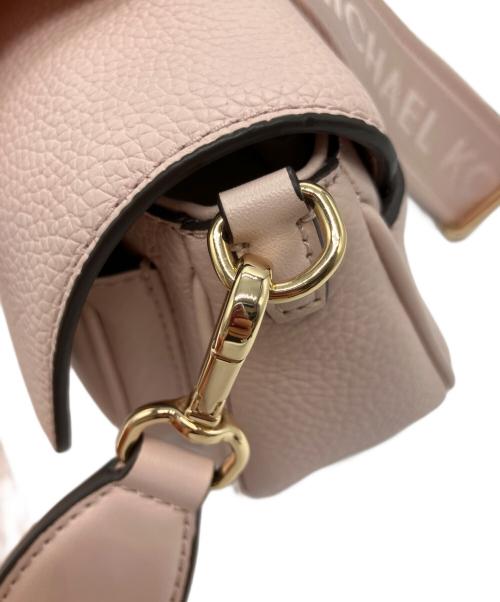 MICHAEL KORS（マイケルコース）MICHAEL KORS (マイケルコース) Jet Set Travel Small Pebbled Leather Crossbody Bag With Pouch ライトピンクの古着・服飾アイテム