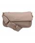 MICHAEL KORS（マイケルコース）の古着「Jet Set Travel Small Pebbled Leather Crossbody Bag With Pouch」｜ライトピンク