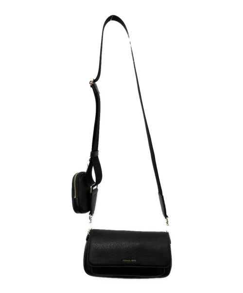 MICHAEL KORS（マイケルコース）MICHAEL KORS (マイケルコース) Jet Set Travel Small Pebbled Leather Crossbody Bag With Pouch ブラックの古着・服飾アイテム