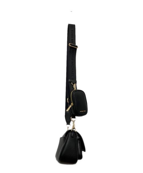 MICHAEL KORS（マイケルコース）MICHAEL KORS (マイケルコース) Jet Set Travel Small Pebbled Leather Crossbody Bag With Pouch ブラックの古着・服飾アイテム