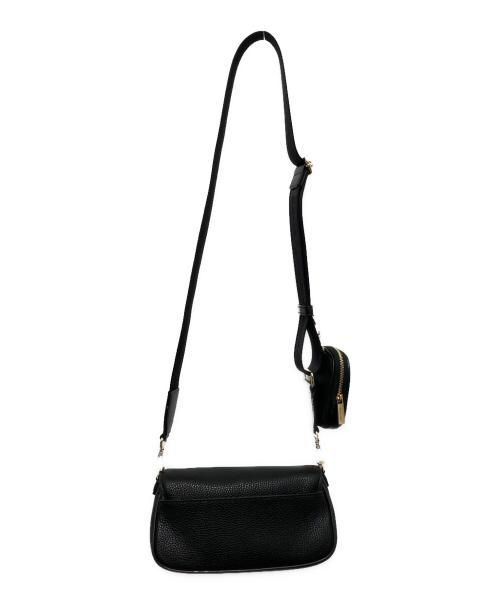 MICHAEL KORS（マイケルコース）MICHAEL KORS (マイケルコース) Jet Set Travel Small Pebbled Leather Crossbody Bag With Pouch ブラックの古着・服飾アイテム