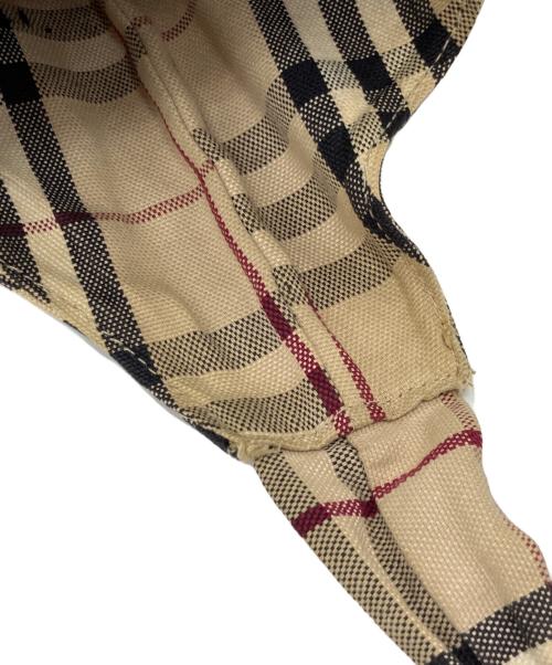 BURBERRY（バーバリー）BURBERRY (バーバリー) ノバチェックバケツ型トートバッグ ベージュの古着・服飾アイテム