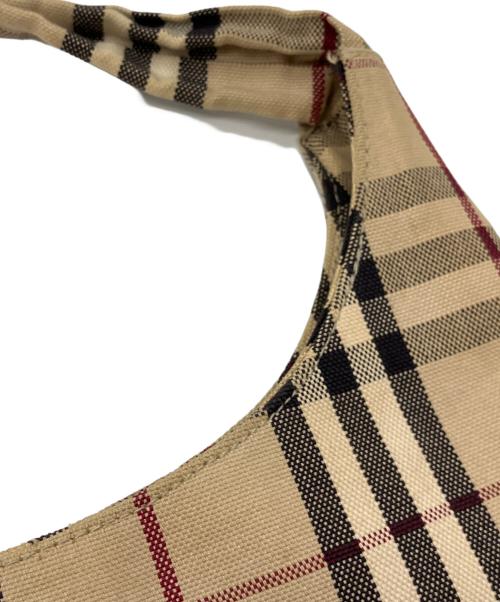 BURBERRY（バーバリー）BURBERRY (バーバリー) ノバチェックバケツ型トートバッグ ベージュの古着・服飾アイテム