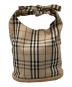 BURBERRY（バーバリー）の古着「ノバチェックバケツ型トートバッグ」｜ベージュ