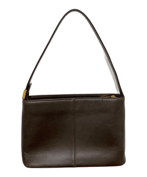 BURBERRY（バーバリー）BURBERRY (バーバリー) ワンショルダーレザーバッグ ブラウンの古着・服飾アイテム