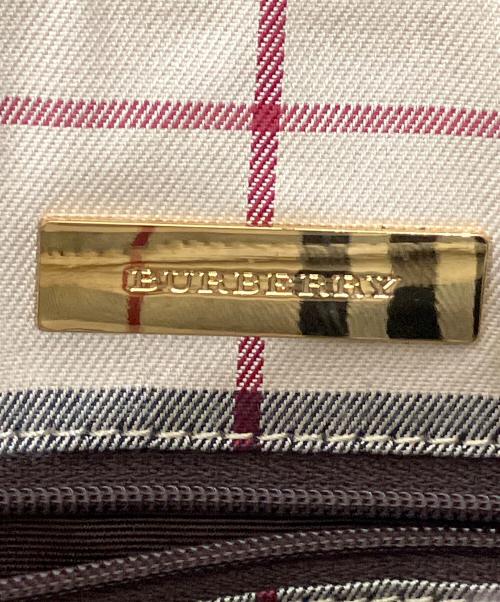 BURBERRY（バーバリー）BURBERRY (バーバリー) ワンショルダーレザーバッグ ブラウンの古着・服飾アイテム