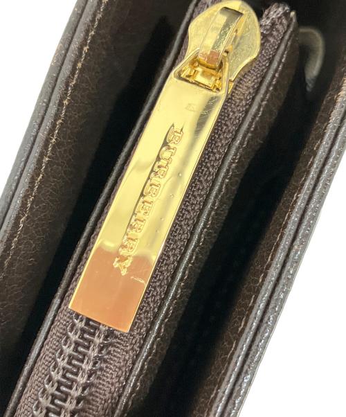 BURBERRY（バーバリー）BURBERRY (バーバリー) ワンショルダーレザーバッグ ブラウンの古着・服飾アイテム