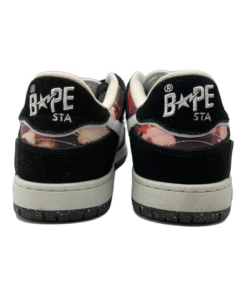 BAPESTA（ベイプスタ）BAPESTA (ベイプスタ) ローカットスニーカー ブラック×ピンク サイズ:27の古着・服飾アイテム