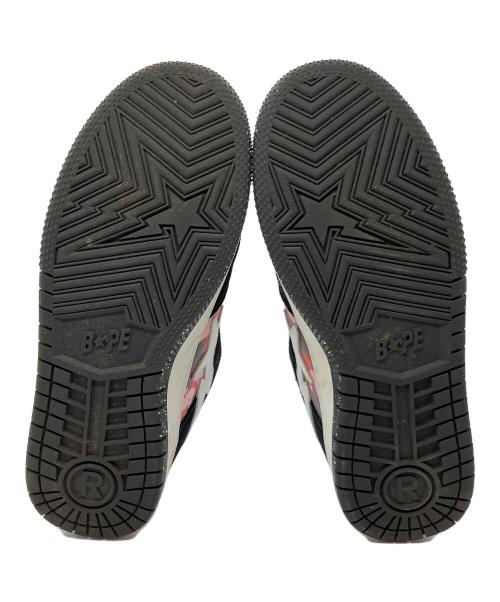 BAPESTA（ベイプスタ）BAPESTA (ベイプスタ) ローカットスニーカー ブラック×ピンク サイズ:27の古着・服飾アイテム