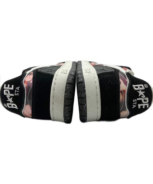 BAPESTA（ベイプスタ）BAPESTA (ベイプスタ) ローカットスニーカー ブラック×ピンク サイズ:27の古着・服飾アイテム