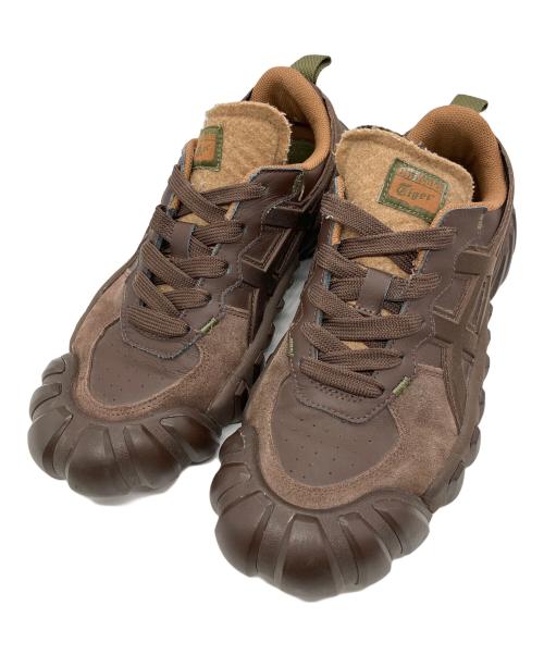 Onitsuka Tiger（オニツカタイガー）Onitsuka Tiger (オニツカタイガー) ローカットスニーカー ブラウン サイズ:28の古着・服飾アイテム