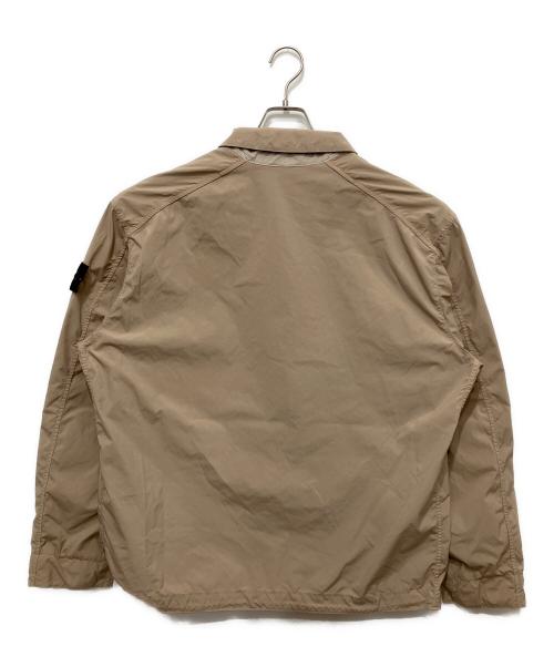 STONE ISLAND（ストーンアイランド）STONE ISLAND (ストーンアイランド) Logo Patch Buttoned Jacket ベージュ サイズ:Lの古着・服飾アイテム