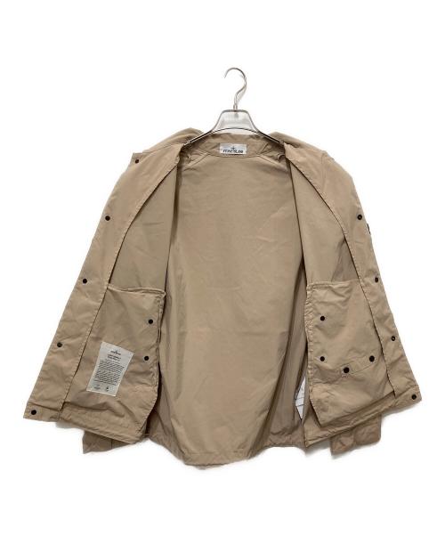 STONE ISLAND（ストーンアイランド）STONE ISLAND (ストーンアイランド) Logo Patch Buttoned Jacket ベージュ サイズ:Lの古着・服飾アイテム