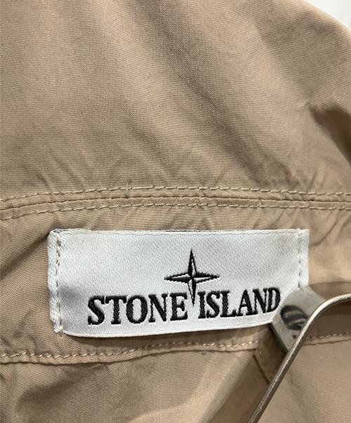 STONE ISLAND（ストーンアイランド）STONE ISLAND (ストーンアイランド) Logo Patch Buttoned Jacket ベージュ サイズ:Lの古着・服飾アイテム