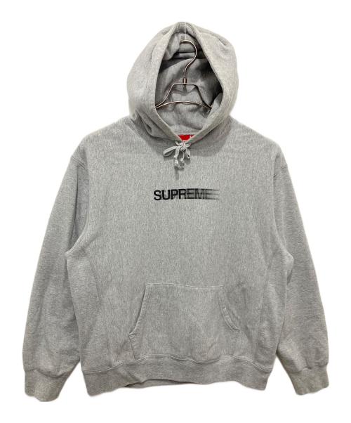 SUPREME（シュプリーム）SUPREME (シュプリーム) Motion Logo Hooded Sweatshirt グレー サイズ:Mの古着・服飾アイテム