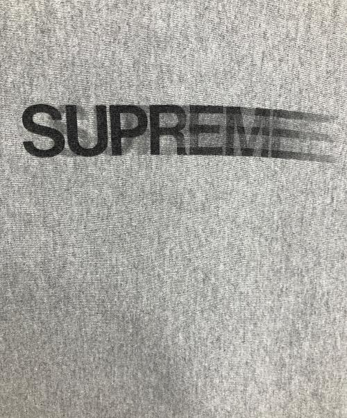 SUPREME（シュプリーム）SUPREME (シュプリーム) Motion Logo Hooded Sweatshirt グレー サイズ:Mの古着・服飾アイテム