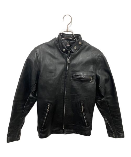 Schott（ショット）Schott (ショット) ライナー付レザージャケット ブラック サイズ:32の古着・服飾アイテム