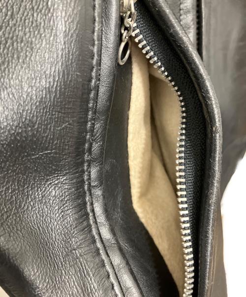 Schott（ショット）Schott (ショット) ライナー付レザージャケット ブラック サイズ:32の古着・服飾アイテム