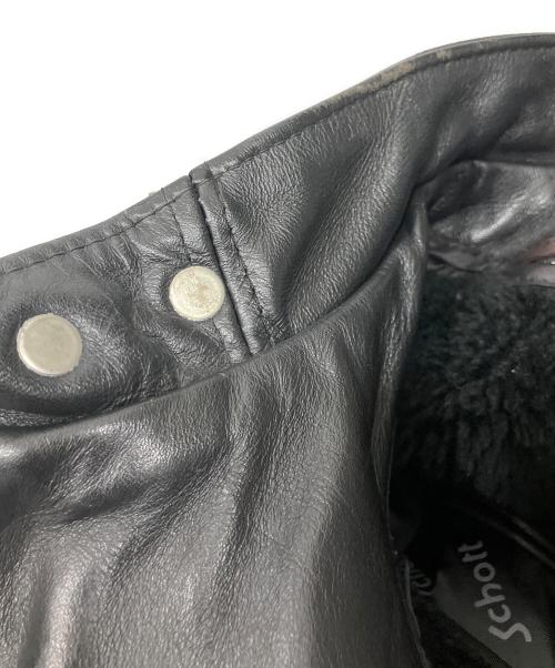 Schott（ショット）Schott (ショット) ライナー付レザージャケット ブラック サイズ:32の古着・服飾アイテム