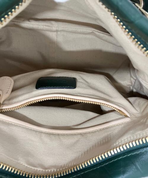 Chloe（クロエ）Chloe (クロエ) パラティ 2WAYショルダーバッグ グリーンの古着・服飾アイテム