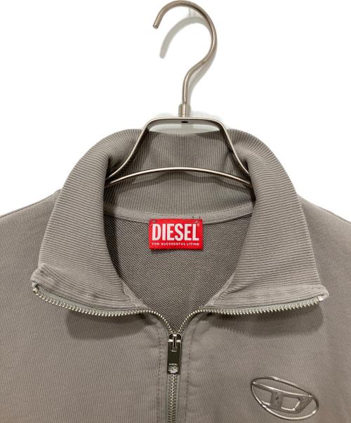 DIESEL（ディーゼル）DIESEL (ディーゼル) ジップアップスウェット ベージュ サイズ:SIZE Sの古着・服飾アイテム