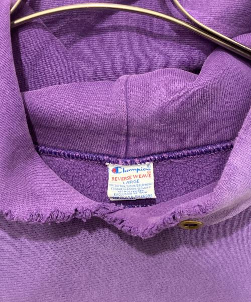 Champion REVERSE WEAVE（チャンピオン リバース ウィーブ）Champion REVERSE WEAVE (チャンピオン リバース ウィーブ) プルオーバーパーカー パープル サイズ:SIZE Lの古着・服飾アイテム