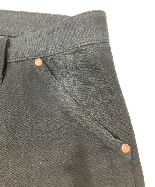 TANAKA（タナカ）TANAKA (タナカ) WORK JEAN TROUSERS ブラック サイズ:30の古着・服飾アイテム