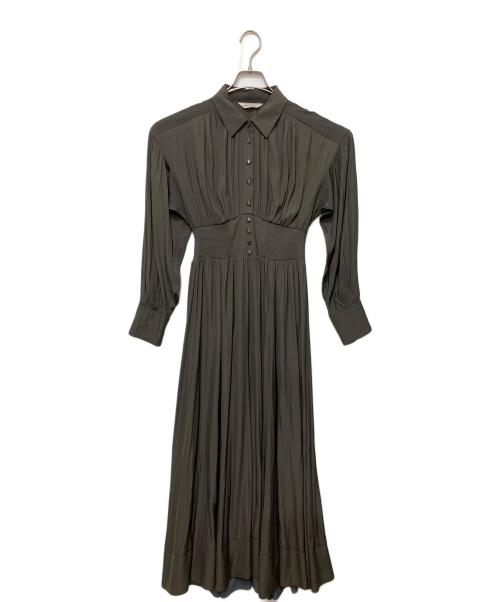 COCODEAL（ココディール）COCODEAL (ココディール) ウエストシャーリングシャツワンピース ブラウン サイズ:SIZE2の古着・服飾アイテム