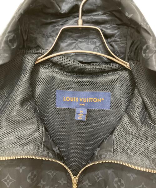 LOUIS VUITTON（ルイ ヴィトン）LOUIS VUITTON (ルイ ヴィトン) シャイニーモノグラムショートパーカー ブラック サイズ:34の古着・服飾アイテム