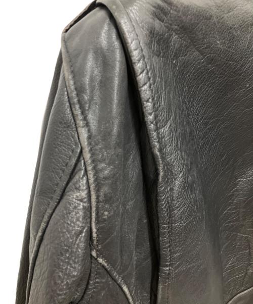 BROOKS（ブルックス）BROOKS (ブルックス) ダブルライダースジャケット ブラック サイズ:42の古着・服飾アイテム