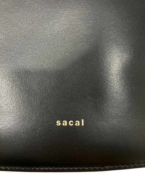 sacai（サカイ）sacai (サカイ) レザーモバイルポーチ ブラックの古着・服飾アイテム