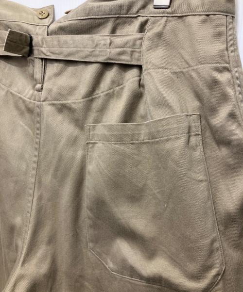 COMOLI（コモリ）COMOLI (コモリ) コットンチノ オーバーパンツ ベージュ サイズ:1の古着・服飾アイテム