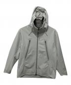 DESCENTE ALLTERRAINデザイント オルテライン）の古着「ソフトシェルジャケット“クレアス”」｜オフホワイト