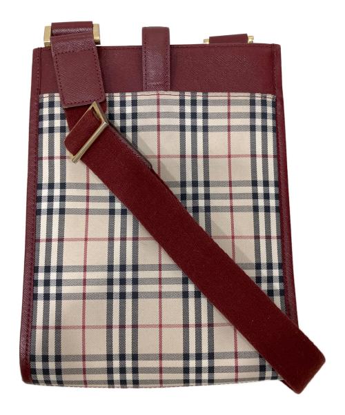 BURBERRY（バーバリー）BURBERRY (バーバリー) ノバチェックショルダーバッグ ベージュの古着・服飾アイテム