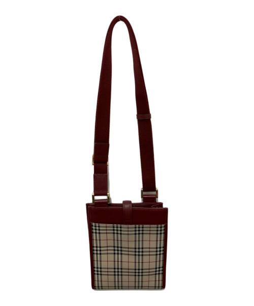 BURBERRY（バーバリー）BURBERRY (バーバリー) ノバチェックショルダーバッグ ベージュの古着・服飾アイテム