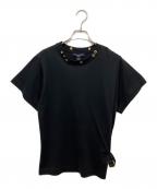 LOUIS VUITTONルイ ヴィトン）の古着「サイドストラップTシャツ」｜ブラック