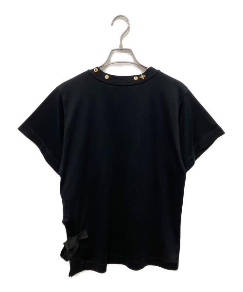 LOUIS VUITTON（ルイ ヴィトン）LOUIS VUITTON (ルイ ヴィトン) サイドストラップTシャツ ブラック サイズ:SIZE Sの古着・服飾アイテム