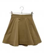 Snidelスナイデル）の古着「フレアミニスカショーパン」｜ベージュ