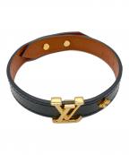 LOUIS VUITTONルイ ヴィトン）の古着「ブレスレット・LV アイコニック」｜ブラック