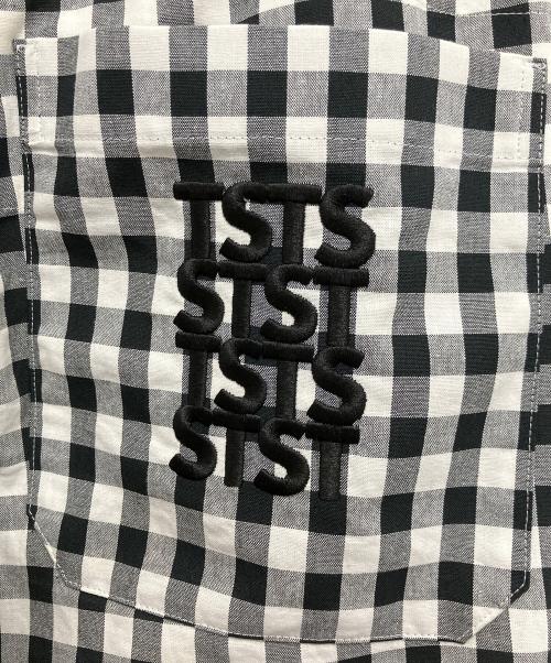 TSTS（ティーエスティーエス）TSTS (ティーエスティーエス) 5 COULEURS BELTED PANTS ホワイト×ブラック サイズ:Mの古着・服飾アイテム
