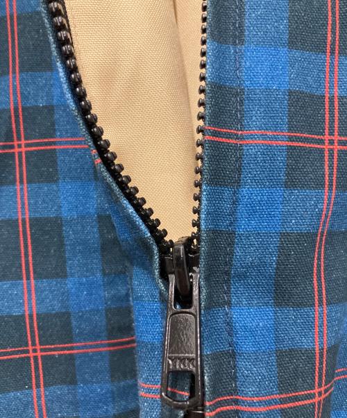 SOL soonerorlater（ソル スーナーオアレイター）SOL soonerorlater (ソル スーナーオアレイター) 25SS REVERSIBLE CHECKED VEST ブルー×ベージュ サイズ:Lの古着・服飾アイテム