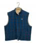 SOL soonerorlater（ソル スーナーオアレイター）の古着「25SS REVERSIBLE CHECKED VEST」｜ブルー×ベージュ