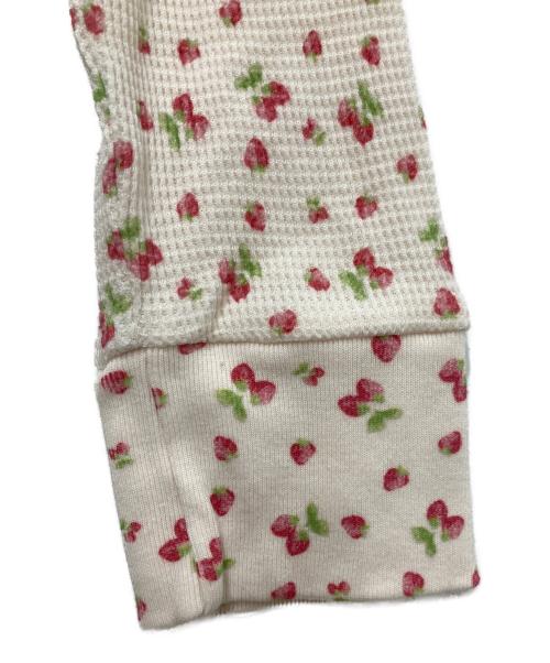 TTT MSW（ティー）TTT MSW (ティー) Fruits Thermal Long Sleeve グレー×ピンク サイズ:Lの古着・服飾アイテム