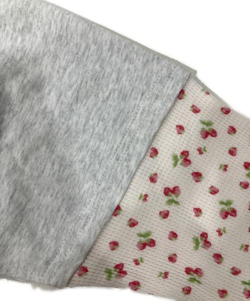 TTT MSW（ティー）TTT MSW (ティー) Fruits Thermal Long Sleeve グレー×ピンク サイズ:Lの古着・服飾アイテム