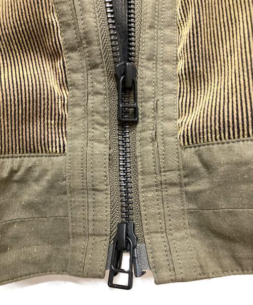 JIAN YE（ジェン イェ）JIAN YE (ジェン イェ) MESH HOOD 弍 オリーブ サイズ:FREEの古着・服飾アイテム